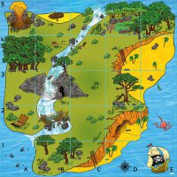 Spiel- und Lernmatte für Bee-Bot und Blue-Bot von TTS "Piraten Treasure Island"