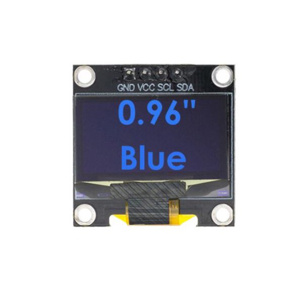 OLED Zusatz-Display Modul 0,96 Zoll - 128X64 I2C SSD1306 12864 LCD