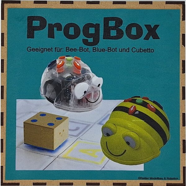 ProgBox "Basic" - Transparente Matte mit Einschubtaschen  6x6 (36 Felder)