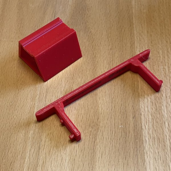 Zubehörset "A" für mBot - Stoßstange und Teststand (rot)