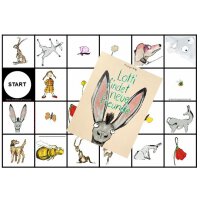 Lern- und Spielmatte mit Buch für Bee-Bot  - "Lotti findet neue Freunde"