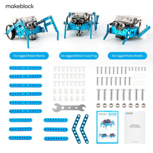Makeblock MINT Roboter Erweiterung 3-in-1 "Six-legged Robot" (Add-on Paket)