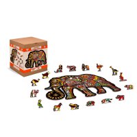 Wooden City: Holz-Puzzle Magic Elephant L