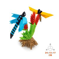 ORIGAMI 3D - Libelle - 341 Teile