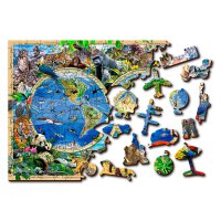 Wooden City: Wooden Puzzle Animal Kingdom Map XL