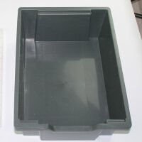 Gratnells Box Grau H15cm ohne  Deckel