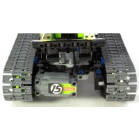 Teknotoys Active Bricks RC Crazy Car Off-Road Ketten-Fahrzeug -  Konstruktionsbaukasten mit Fernsteuerung