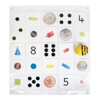 Transparente Spiel- und Lernmatte für Bee-Bot und Blue-Bot (25Felder)